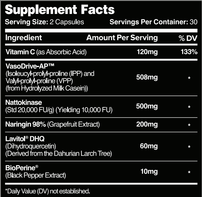 Leviathan Nutrition Hemo Flow | Supplement with Nattokinase for Nitric Oxide